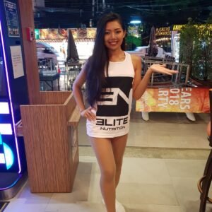 Elite Nutrition Singlet - White