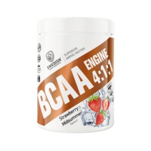 Swedish Supplements - BCAA Engine 4:1:1, 400g - Strawberry