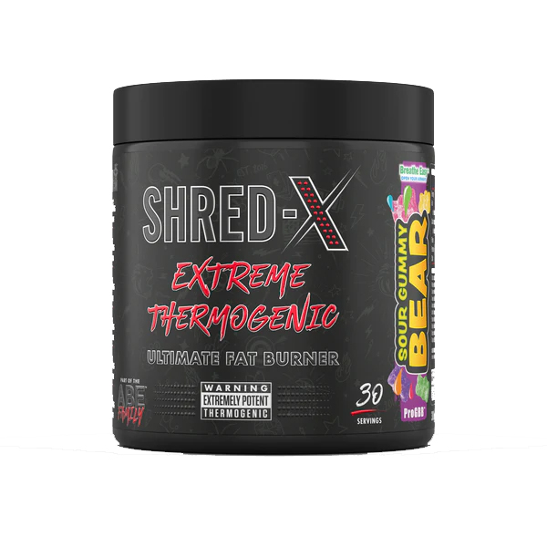 Applied Nutrition – Shred-X Extreme Thermogenic Powder, 300g - Sour Gummy Bear