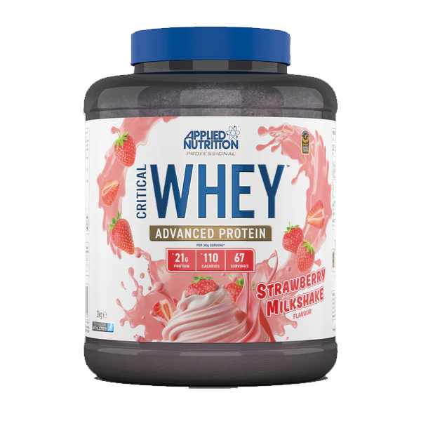Applied Nutrition – Critical Whey Protein, 2kg - Strawberry Milkshake