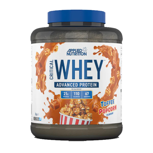 Applied Nutrition – Critical Whey Protein, 2kg - Toffee Popcorn