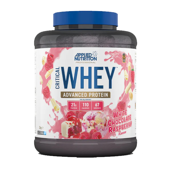 Applied Nutrition – Critical Whey Protein, 2kg - White Chocolate Raspberry