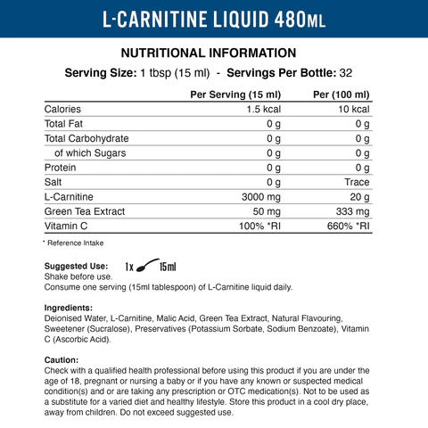 Applied Nutrition - L-Carnitine 3000 Liquid - Image 4