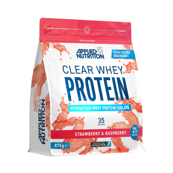 Applied Nutrition – Clear Whey Protein, 875g - Strawberry & Raspberry