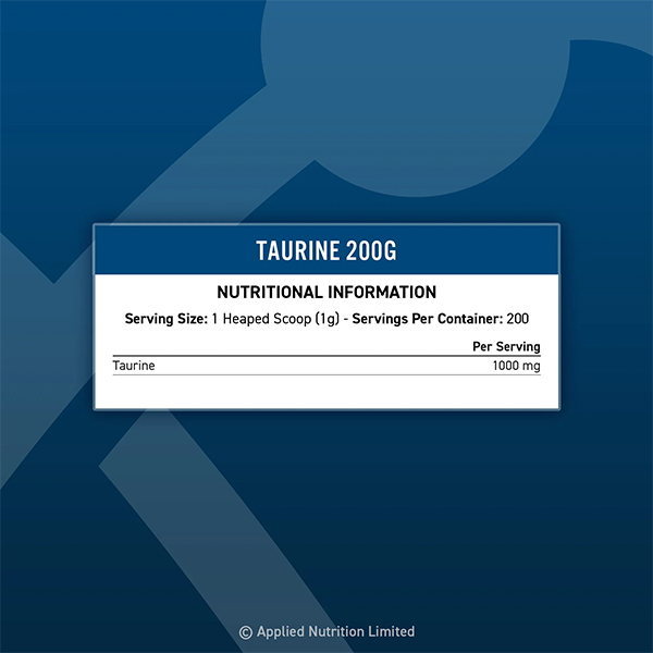 Applied Nutrition - Taurine, 200g