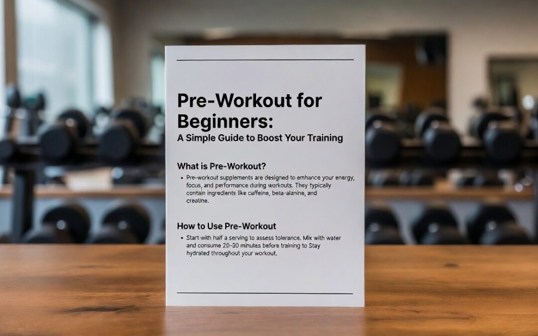 Pre-Workout for Beginners: A Simple Guide to Boost Your Training