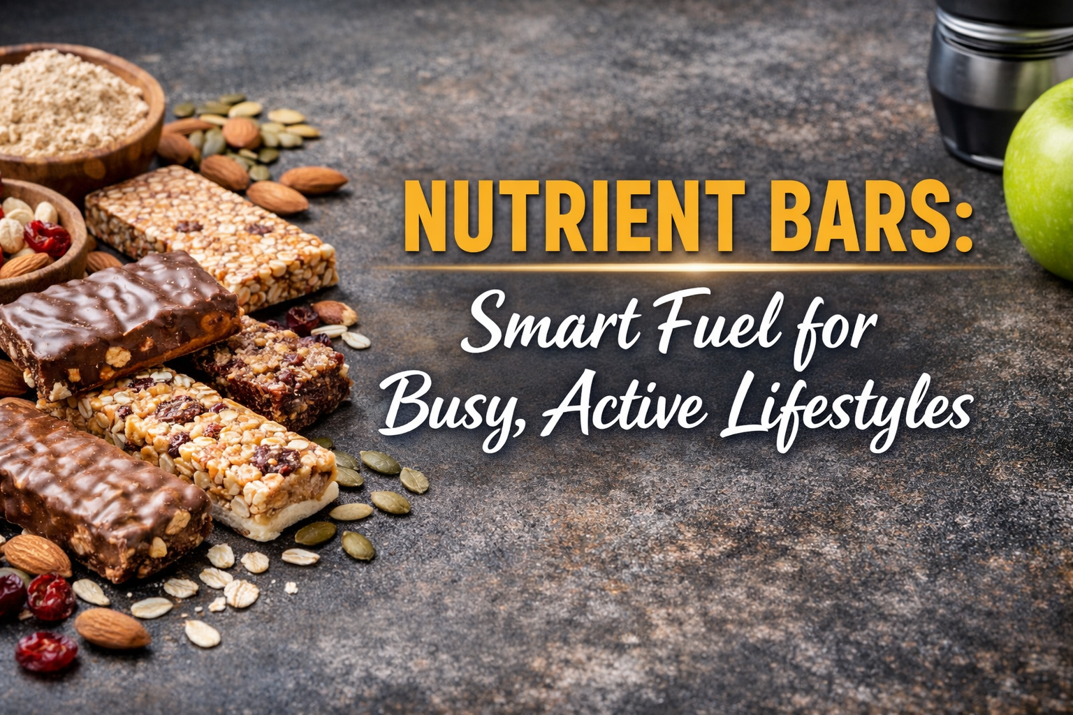 Nutrient Bars: Smart Fuel for Busy, Active Lifestyles