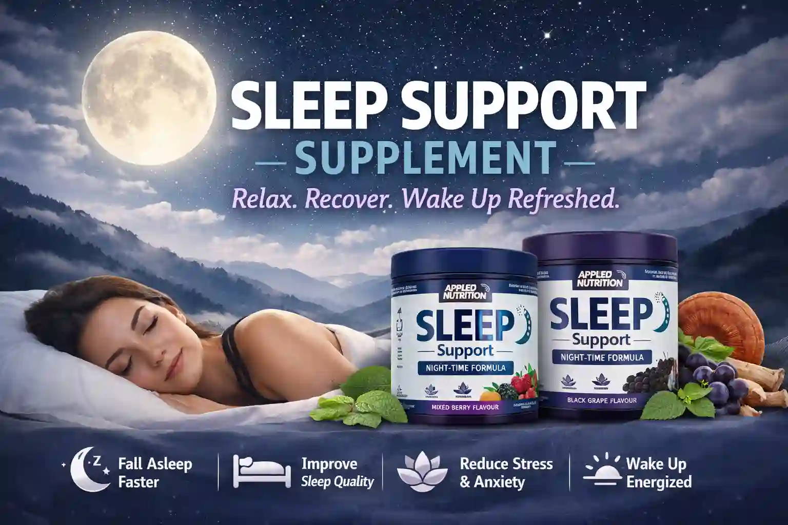 Sleep Support Supplement: The Natural Way to Relax, Recover, and Wake Up Refreshed
