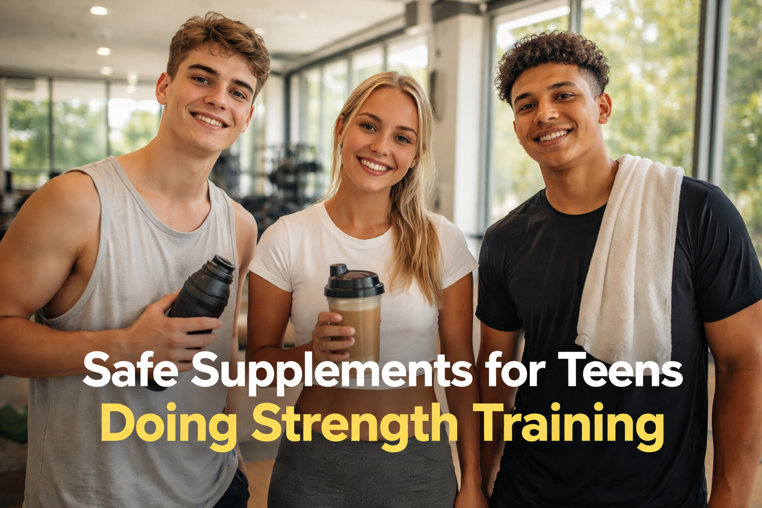 Safe Supplements for Teens Doing Strength Training (2026 Guide)