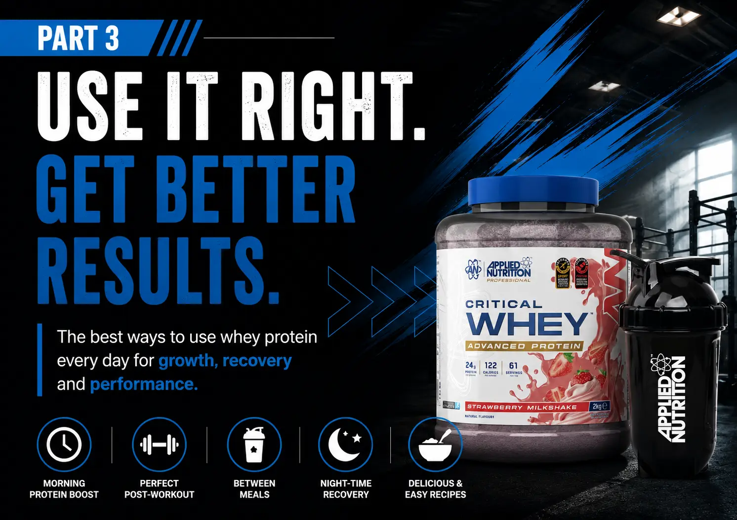 Part 3: Critical Whey Protein 2kg – The Best Ways to Use It Every Day